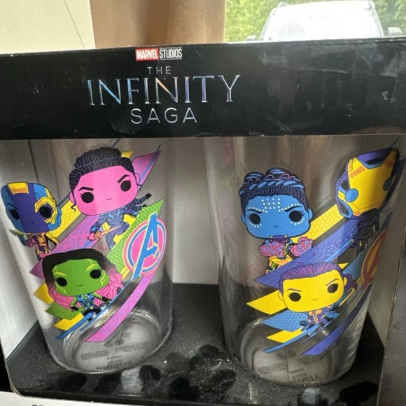 pop Other - Marvel Infinity Saga drinking glasses set of 2 glass